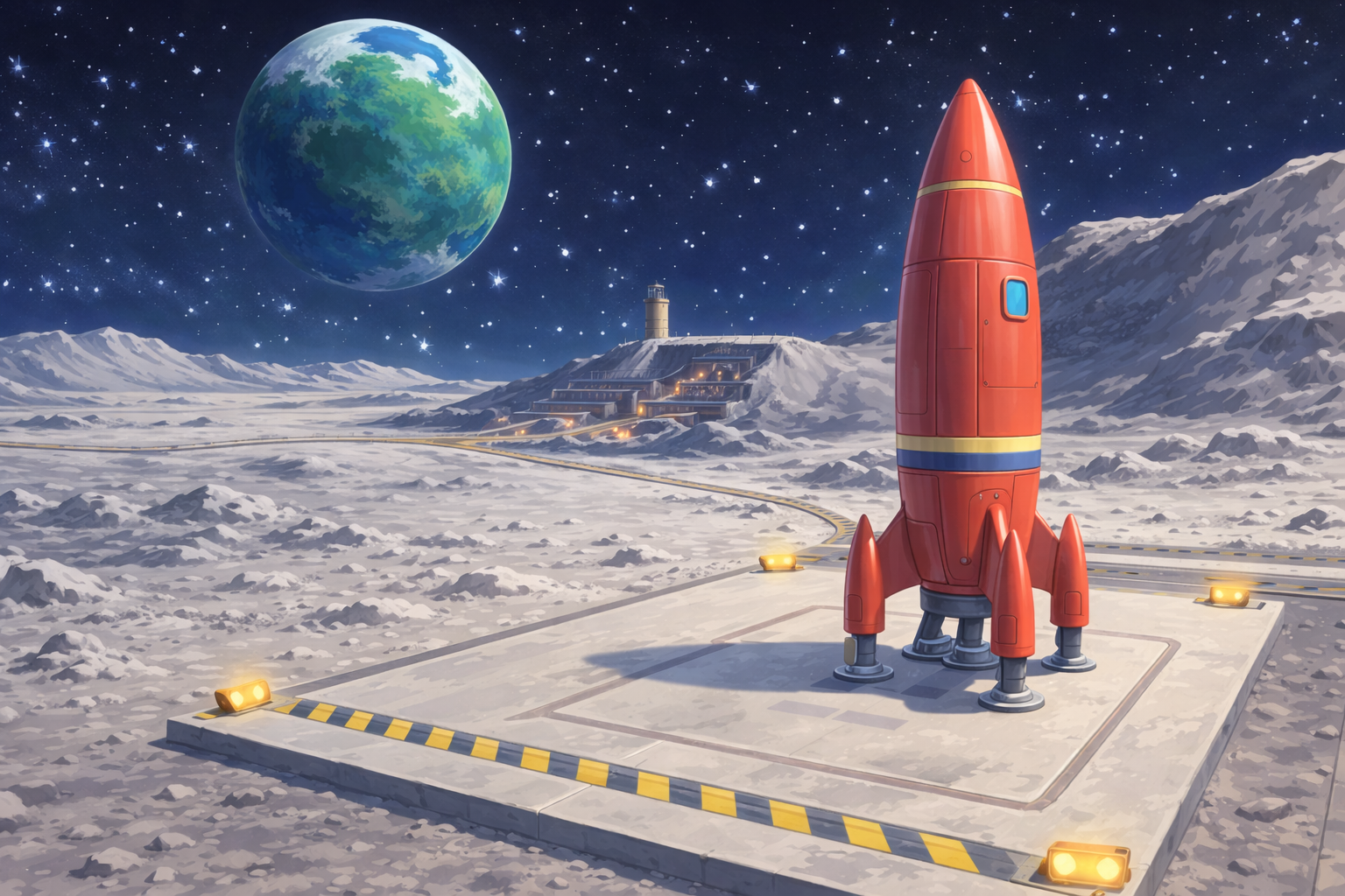 A landing pad on Mikage